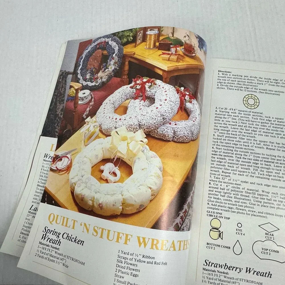 Styrofoam For All Reasons 1983 Vintage Craft Book Magazine Leisure Arts 15935